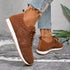 Round-toe lace-up sneakers — product image 13
