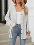 Lightweight ribbed button-up cardigan — product image 20