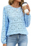 Floral Eyelet Lace Long Sleeve Blouse - product image 7
