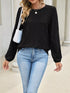 Floral Eyelet Lace Long Sleeve Blouse - product image 14
