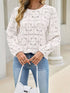 Floral Eyelet Lace Long Sleeve Blouse - product image 18