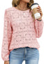Floral Eyelet Lace Long Sleeve Blouse - product image 24