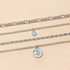 Four-Layer Pendant Necklace - Gold or Silver