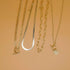 Gold 4-Piece Layered Coin Pendant Necklace