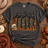 Gothic Raven & Spellbook Garden T-Shirt – Comfort Colors 1717 – flat lay product view