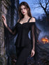 Halloween Gothic Buckle Strap Sheer Mesh Top - product image 1
