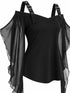 Halloween Gothic Buckle Strap Sheer Mesh Top - product image 7