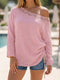 Lace Trim One-Shoulder Ruched Top - product image 1