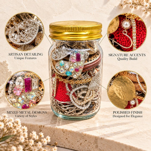 Mystery Jewelry Jar – Assorted Earring Surprise Mix - Twice The Charm Boutique