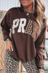 Plaid PRAY Graphic Crewneck Sweatshirt - product image 5
