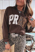 Plaid PRAY Graphic Crewneck Sweatshirt - product image 6