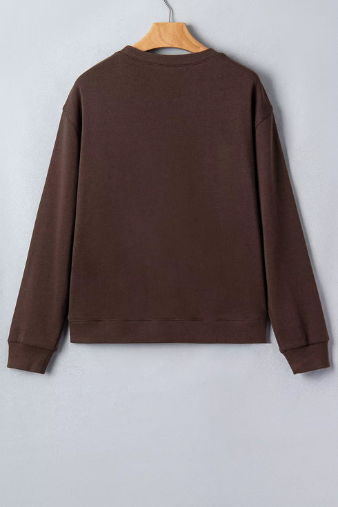 Plaid PRAY Graphic Crewneck Sweatshirt - product image 10