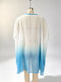 Plus Size Gradient Batwing Sleeve Flowy Blouse - product photo 4