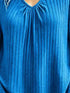 Ribbed V-Neck Long Sleeve Top - product image 5