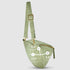 Moss suede bag measurement image showing 17.7 by 5.9 by 9.4 inches