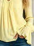 V-Neck Flounce Sleeve Blouse - product image 5