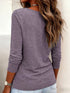 Women's Cowl Neck Long Sleeve Stretch Top - product photo 2