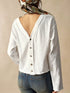 Women's Exposed Seam Two-Way Button-Up Shirt - product photo 3
