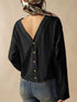 Women's Exposed Seam Two-Way Button-Up Shirt - product photo 6