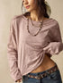 Women's Exposed Seam Two-Way Button-Up Shirt - product photo 10
