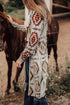 Women's Geometric Open-Front Longline Cover-Up - product photo 2