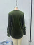 Women's Velvet Ruffle Sleeve Round-Neck Top - product photo 3