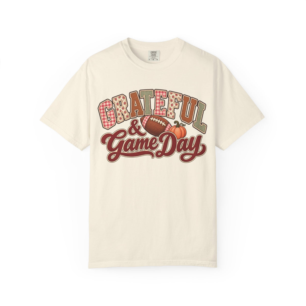 Grateful & Game Day Thanksgiving Tee | Comfort Colors®