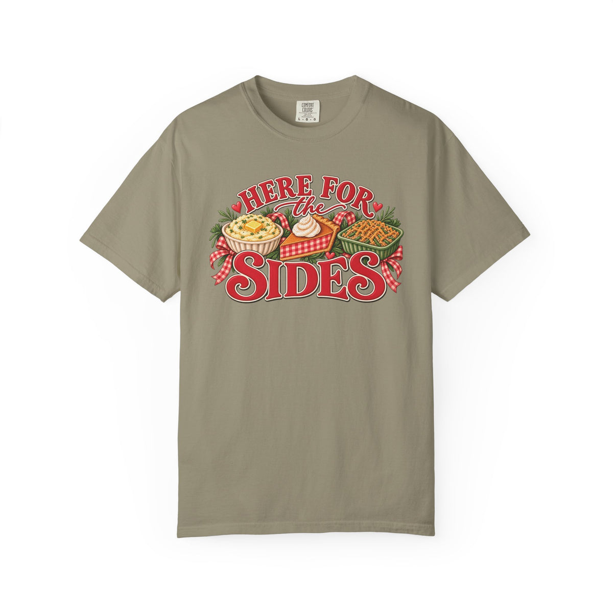 Here for the Sides Thanksgiving Graphic Tee — Comfort Colors®