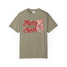 Merry with a Side of Sass Christmas Cocktail Tee | Comfort Colors®