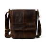 Classy Leather Bags Brown Buffalo Leather Crossbody
