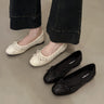 Women’s Perforated Bow Ballet Flats