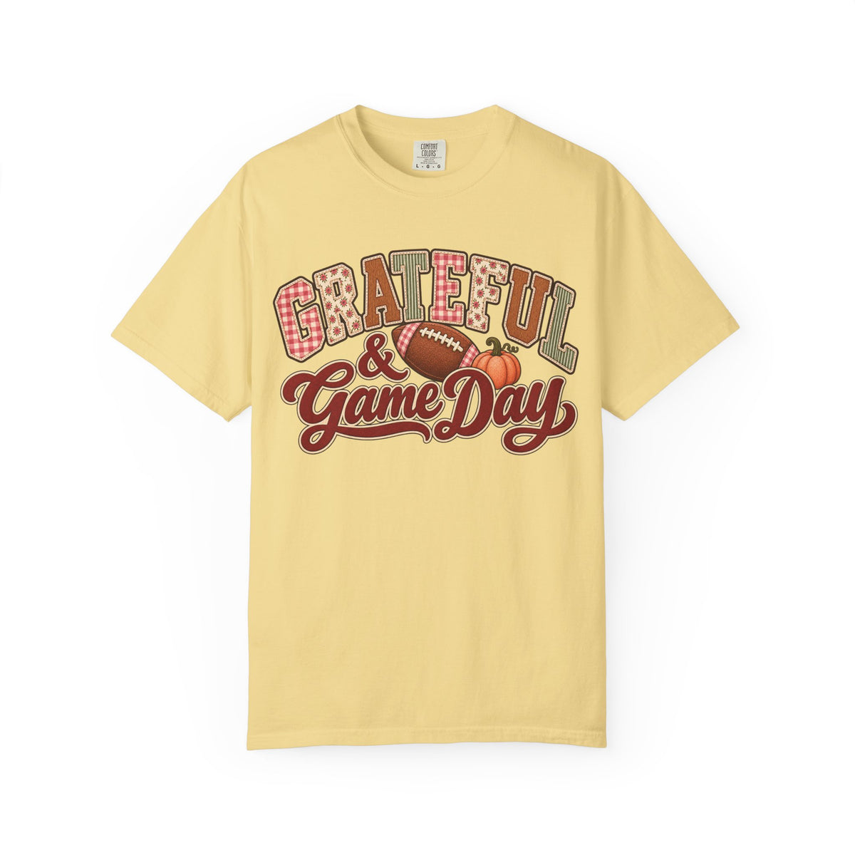 Grateful & Game Day Thanksgiving Tee | Comfort Colors®