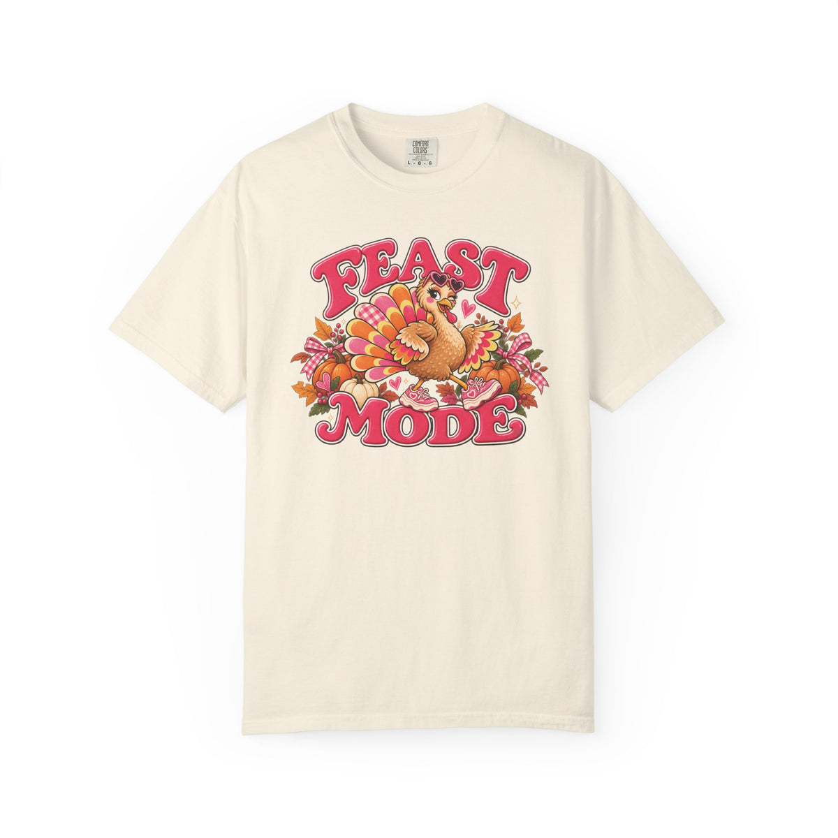 Feast Mode Thanksgiving Turkey Graphic Tee | Comfort Colors®