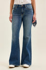 Judy Blue 82726 Mid-Rise Flare Jeans with Bandana Loop