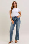 Judy Blue 881049 High-Waist Tummy-Control Straight Jeans