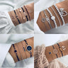 STEVVEX Boho Layered Charm Bracelet Sets | 32 Styles