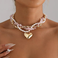 Beaded Charm Necklaces | Heart & Layered Styles