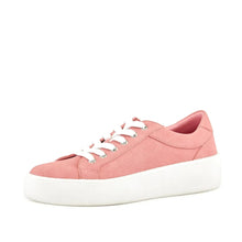 Women’s Venice Pink Microsuede Platform Sneakers