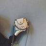 Mini Top Handle Crossbody Bucket Bag