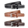 Women’s Studded Faux Leather Belt — 105 cm