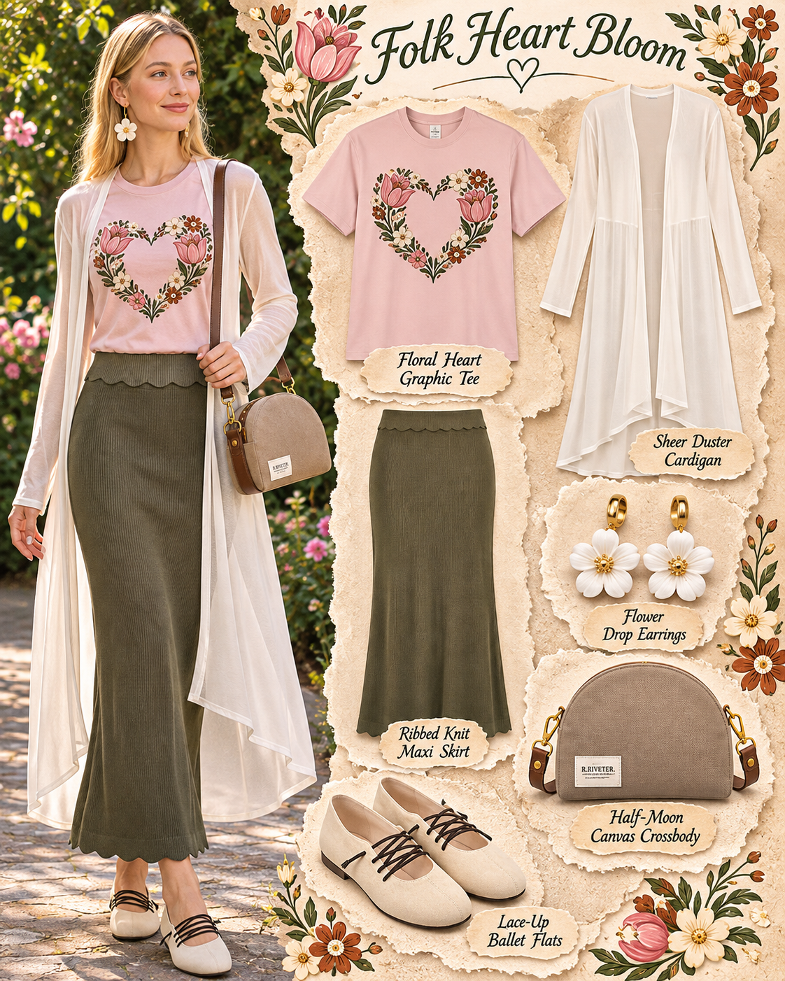 Folk Heart Bloom