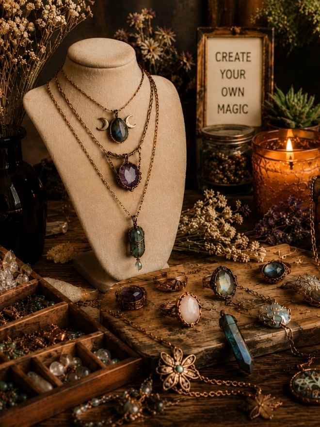 Unique handmade jewelry crafted by artisans