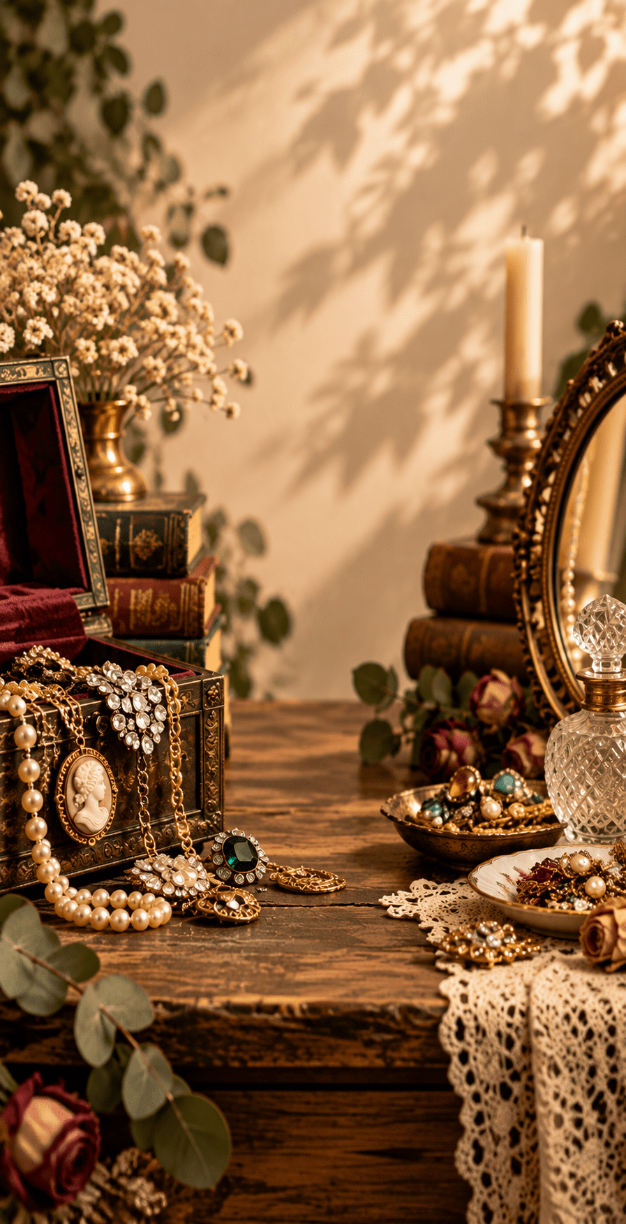 Curated vintage and thrifted jewelry treasures